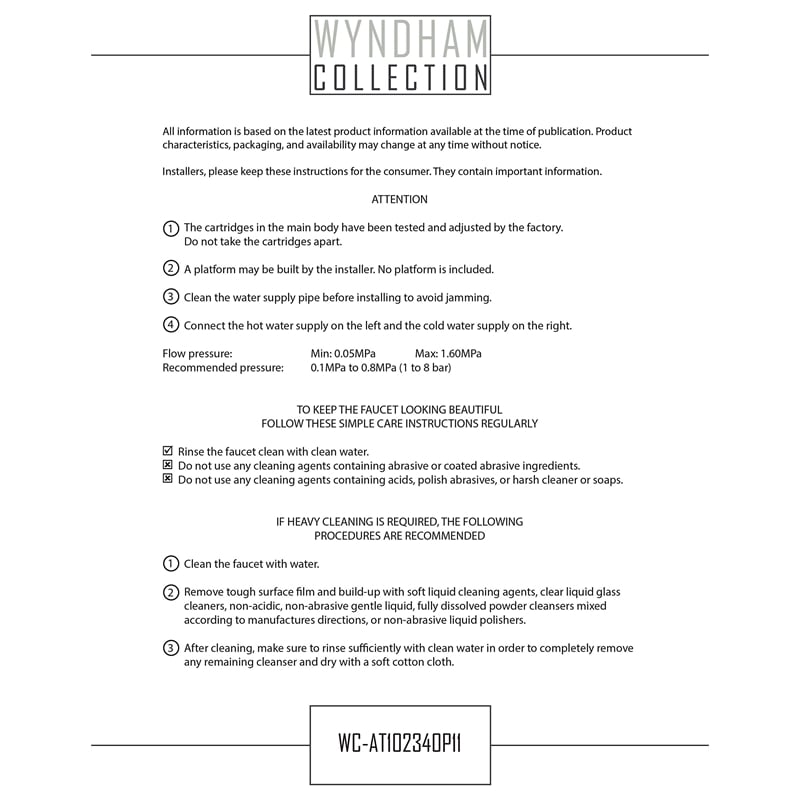 Wyndham Collection Taron 3.5