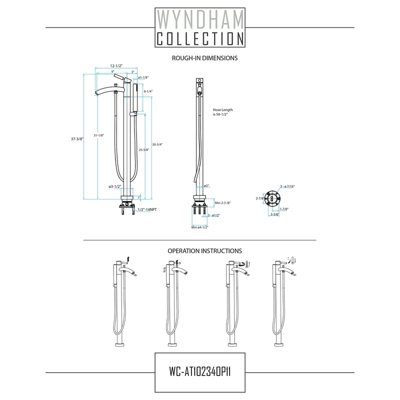 Wyndham Collection Taron 3.5