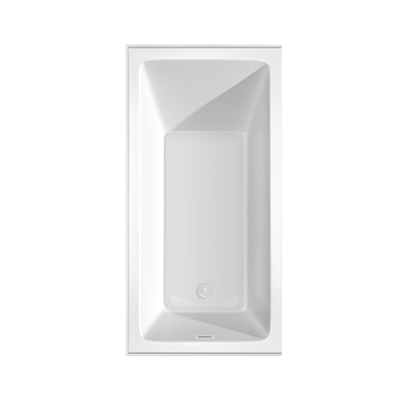 Grayley 60x30x18 Inch Alcove Bathtub with Left-Hand Drain & Trim in Shiny White