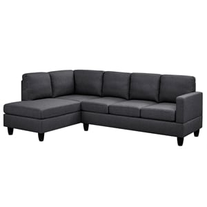 partner furniture fine linen fabric 95.25 wide sofa & chaise