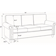 Partner Furniture Polyester Fabric 78