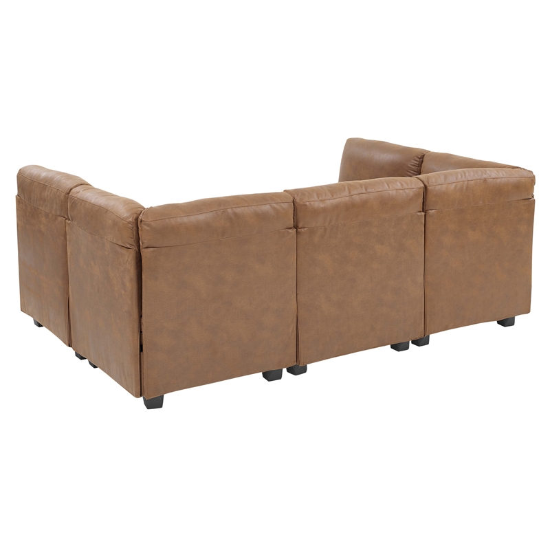 Partner Furniture Faux Leather 90
