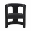 Ada Black Boucle Accent Chair
