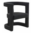 Ada Black Boucle Accent Chair