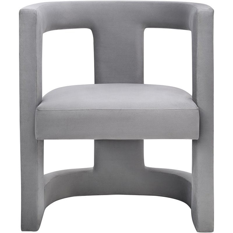 Ada Grey Velvet Chair