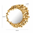 Butterfly Gold Iron Mirror