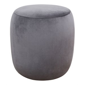 tov furniture willow transitional velvet and plywood ottoman