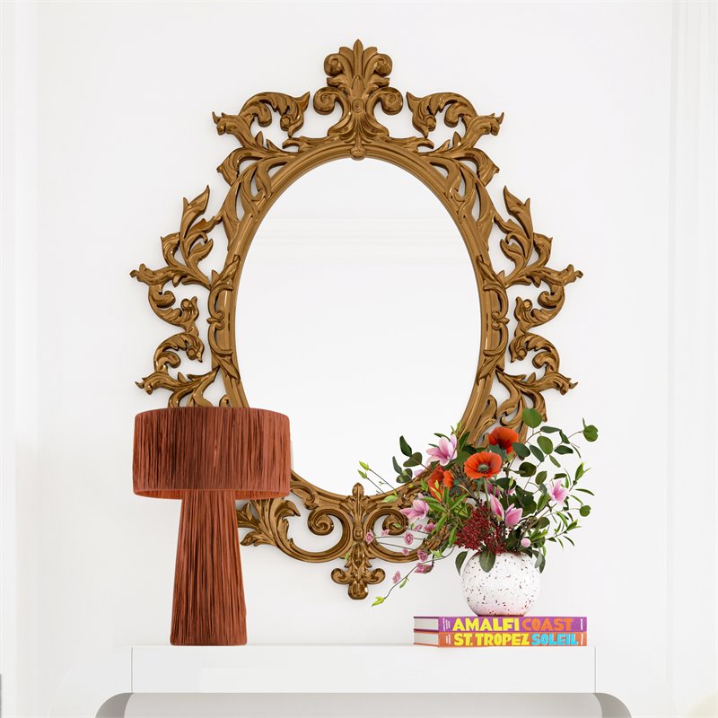 Shelby Rafia Brick Red Table Lamp