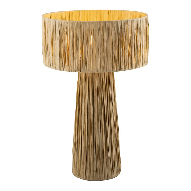 Shelby Rafia Natural Table Lamp