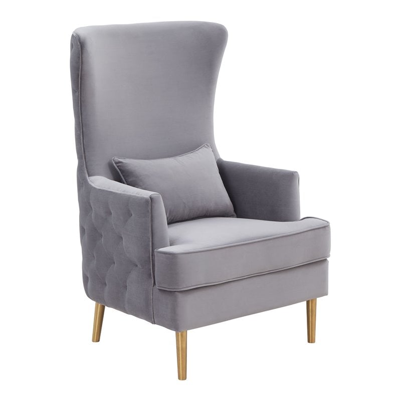 Tall discount velvet chair