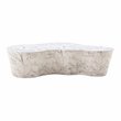Slab White Marble Coffee Table