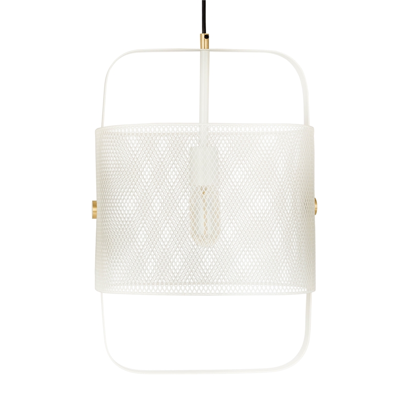 TOV Furniture Klaus White Iron Metal Pendant