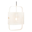 TOV Furniture Klaus White Iron Metal Pendant