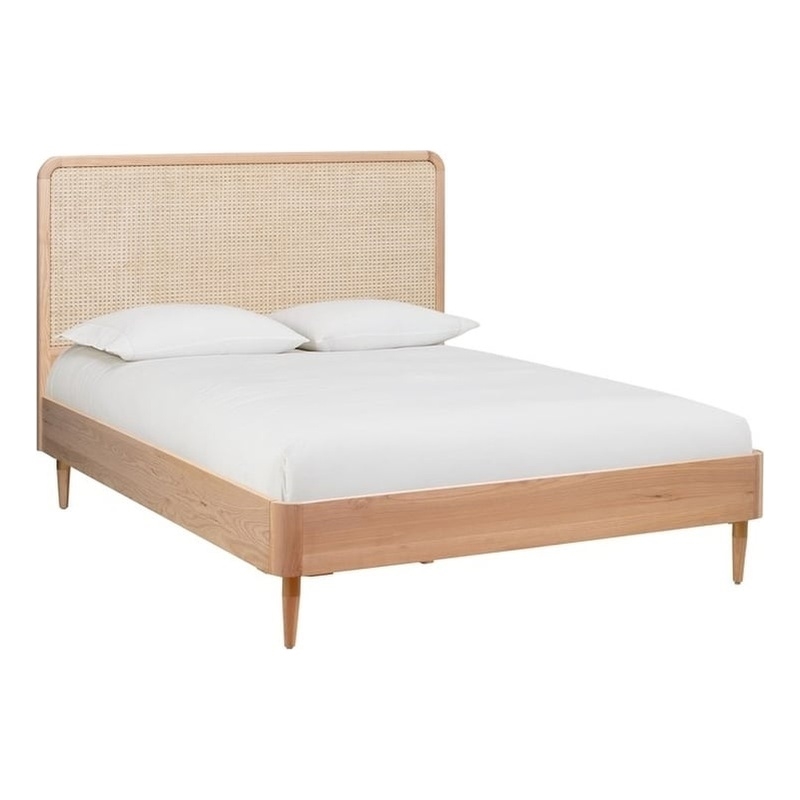 TOV Furniture Carmen Ash Cane Bed in Queen