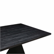 TOV Furniture Rishi Black Rope Wooden Rectangular Table