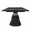 TOV Furniture Rishi Black Rope Wooden Rectangular Table