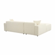 TOV Furniture Olafur Cream Linen Upholstered Sectional - LAF