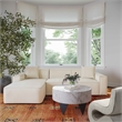 TOV Furniture Olafur Cream Linen Upholstered Sectional - LAF