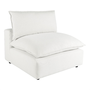 tov furniture cali pearl upholstered armless chair