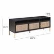 TOV Furniture Sierra Noir Black Wooden Media Console