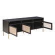 TOV Furniture Sierra Noir Black Wooden Media Console
