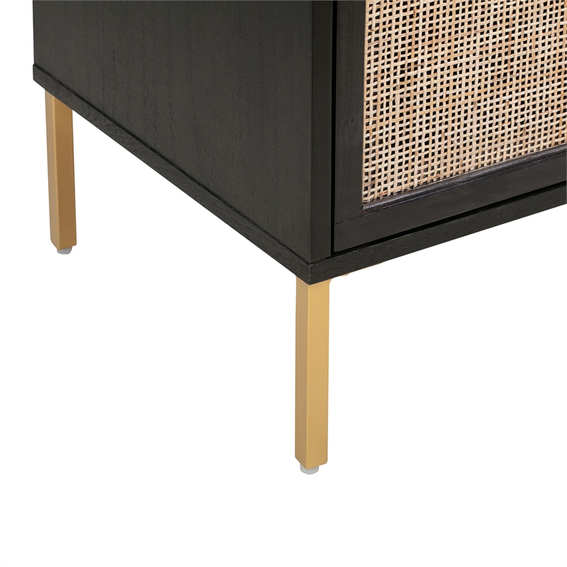TOV Furniture Sierra Noir Black Wooden Media Console
