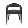 TOV Furniture Lucia Black Velvet Dining Chair