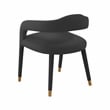 TOV Furniture Lucia Black Velvet Dining Chair