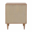 TOV Furniture Carmen Cane Wooden Nightstand