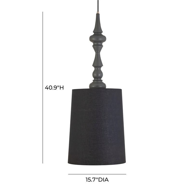 TOV Furniture Yaretzi Black Pendant Lamp
