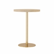 TOV Furniture Fiona Stone Gold Round Side Table