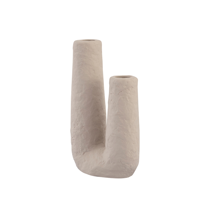 TOV Furniture Salaa Beige Concrete Table Vase