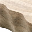 Slab Faux Travertine Coffee Table