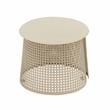 Pesky Eggnog Cream Iron Coffee Table