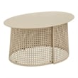 Pesky Eggnog Cream Iron Coffee Table
