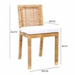 Amara Rattan Veneer Dining Chair