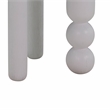 Morse White Wood Accent Table