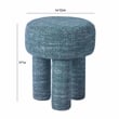 Claire Teal Green Knubby Stool