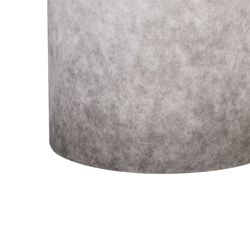 Sarana Gray Ombre Concrete Round Stool