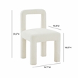 Hazel Cream Boucle Dining Chair