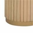 Chelsea Oak Wood Round Entry Table