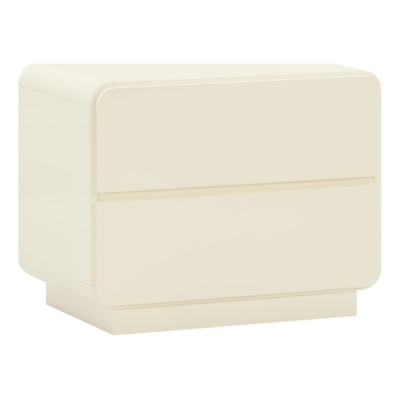 Sagura Cream Nightstand