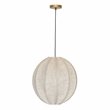 Elliana Off White Cotton Pendant Lamp