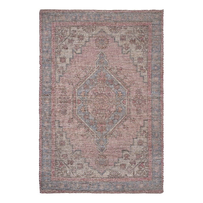 Madra Blush Tone 5' x 8' Cotton Area Rug