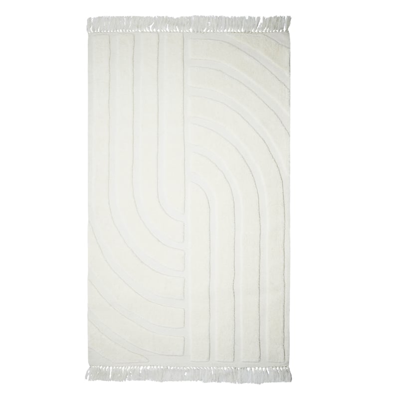 Loop White 8' x 10' Area Rug