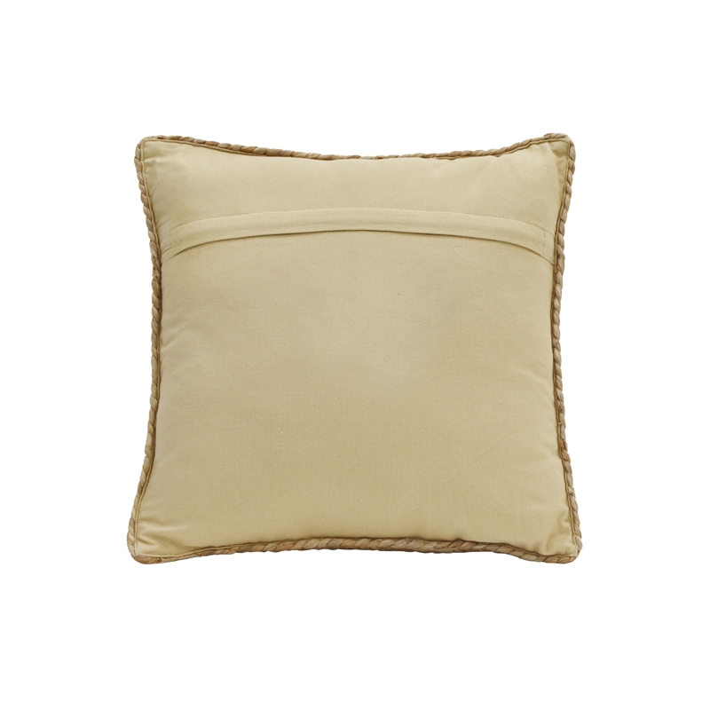 Blank Mind White Square Accent Pillow