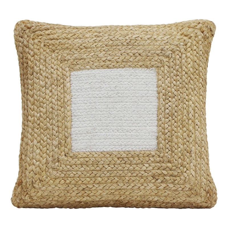 Blank Mind White Square Accent Pillow