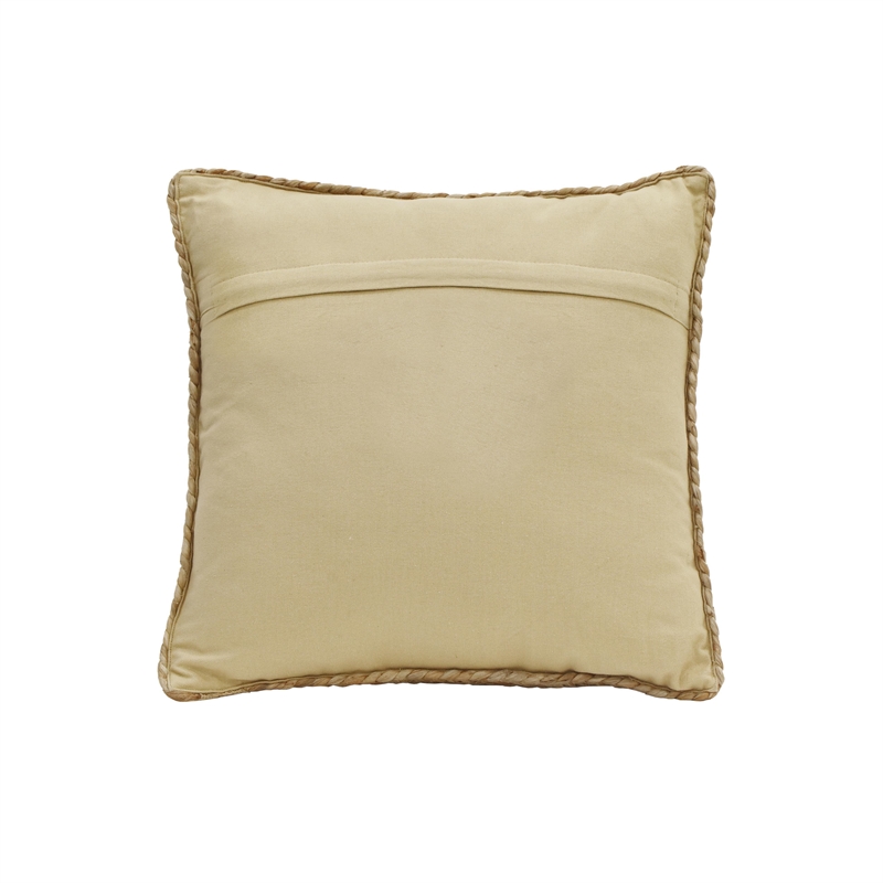 Blank Mind Black Square Accent Pillow