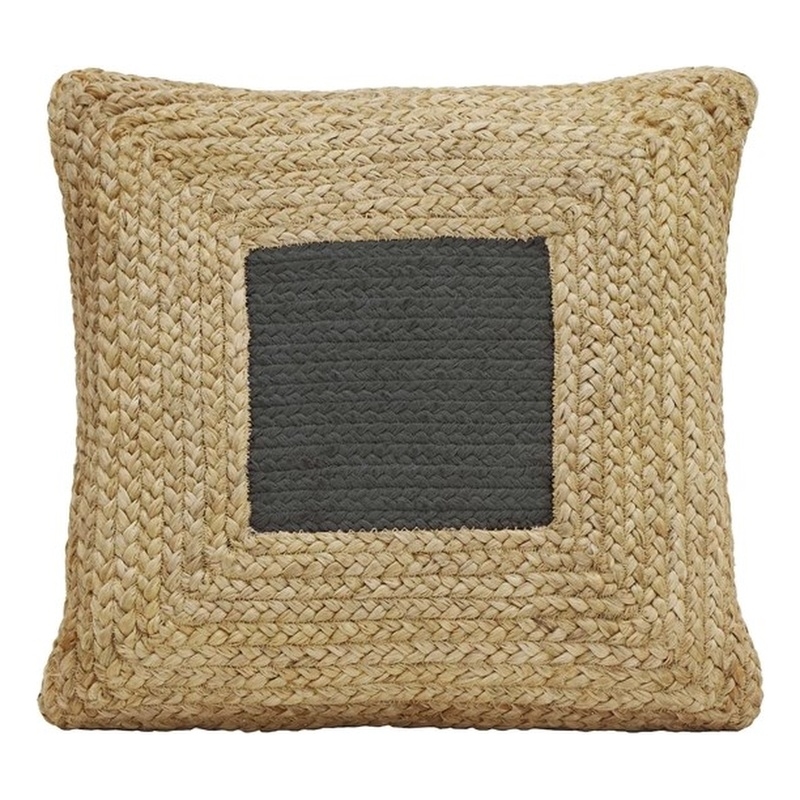 Blank Mind Black Square Accent Pillow