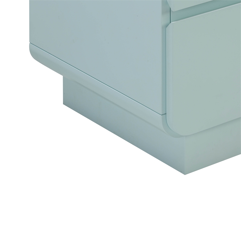 Sagura Blue 6-Drawer Wooden Dresser